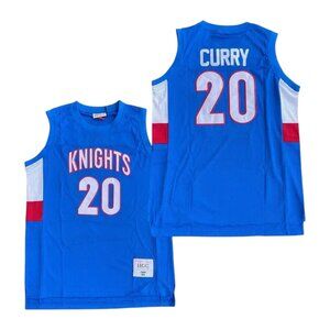 Charlotte Christian Knights Steph Curry #30 High School Basketball Jersey Mens